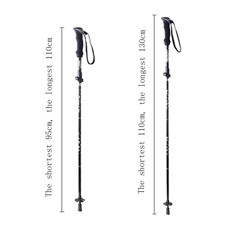 Trekking Poles Folding Hiking Stick Collapsible Hiking Poles Trekking Stick Walking Poles Walking Sticks Easy Put Into Bag