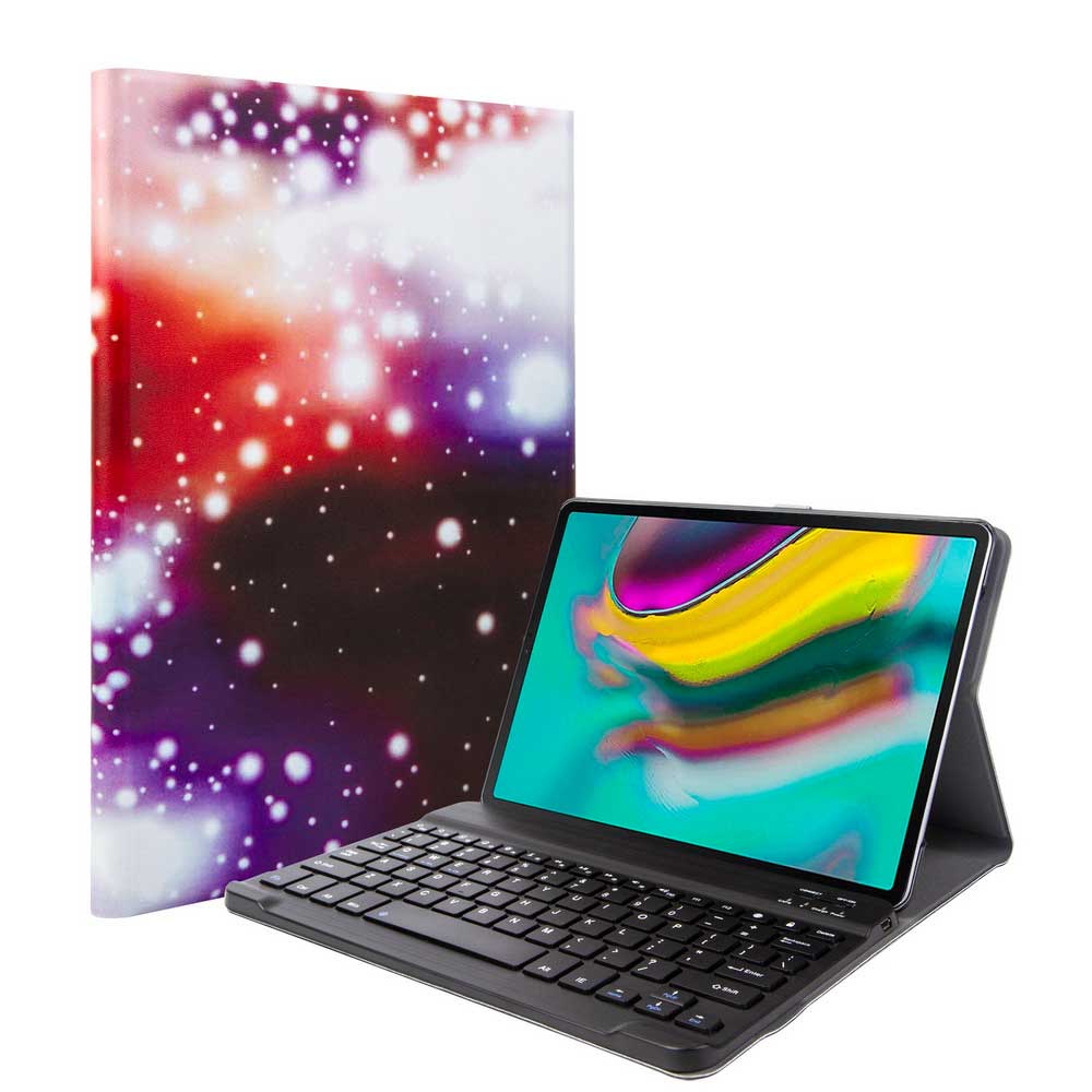 Keyboard Cover for Samsung Galaxy Tab S5E SM-T720 SM-T725 Tablet Cover for Galaxy tab S5E 10.5" Stand Cover Painted case: Starry sky