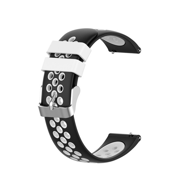 Silikone åndbar urrem til garmin vivoactive 4 4s smart ur armbånd 18mm 22mm armbånd udendørs sport correa: Farve c / 18mm vivoaktiv 4s