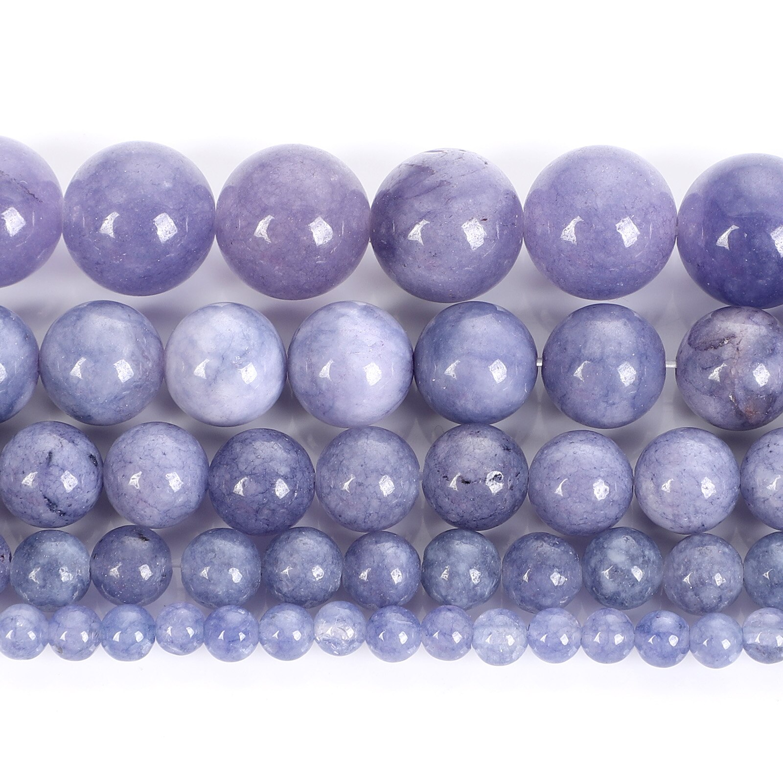 Lilla plating engel natursten perler rund løs spacer perle til smykker fremstilling diy charm armbånd halskæde tilbehør