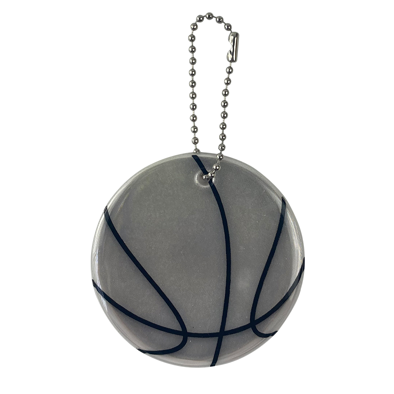 MEILITE-porte-clés réfléchissants bougies | 500 porte-clés de basket-ball, pendentif de , accessoires de clés pour la sécurité routière: White