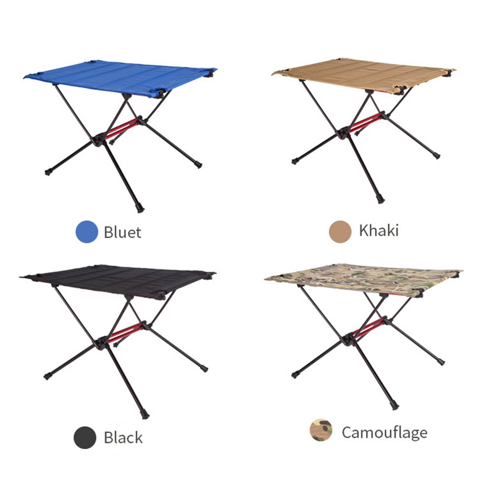 Camping Table Folding Table Aluminum Patio Furniture Waterpoof Fishing Beach Grill Cooking Station Desk Outdoor Picnic Cooking