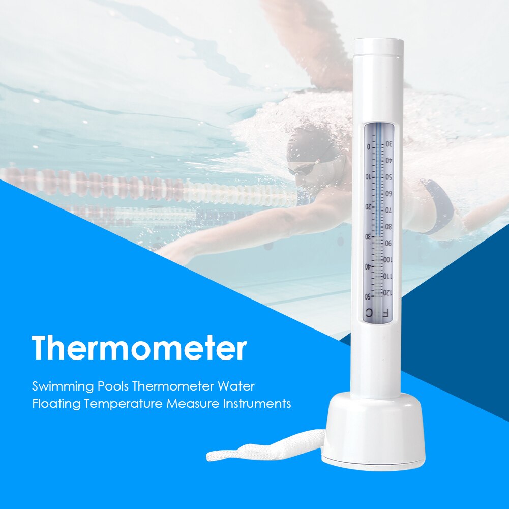 Portable Swimming Pool Floating Thermometer Bathtub Spa Tub Fish Ponds Temperature Measuring Meter