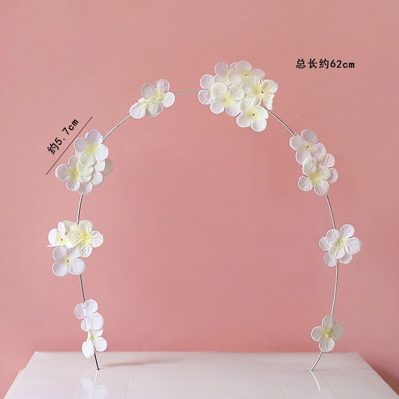 Flower arch Fairy Lady Happy Birthday Cake Topper Party Decoration for Girl's Birthday Party Supplies Lovely: CK1774A
