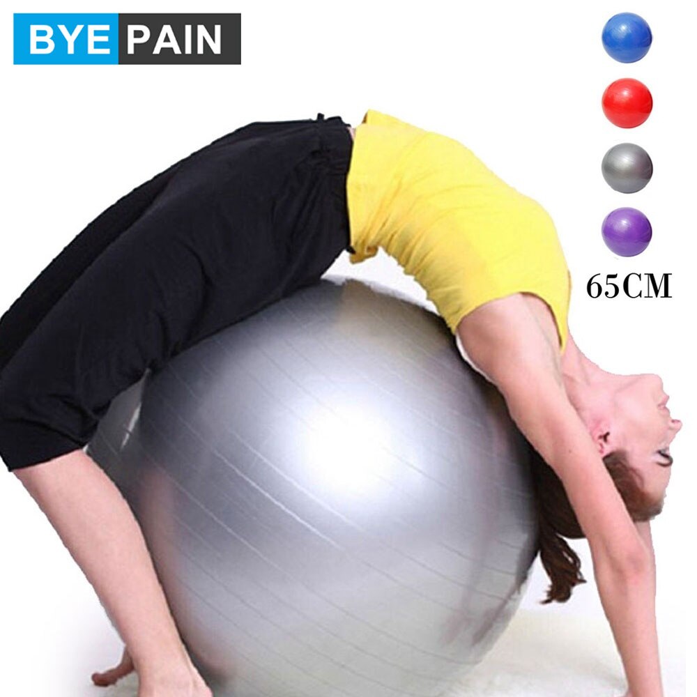 1Pcs BYEPAIN Exercise Ball Gymnastic Fitness Ball Exercise Gym Fitness Ball Indoor Training