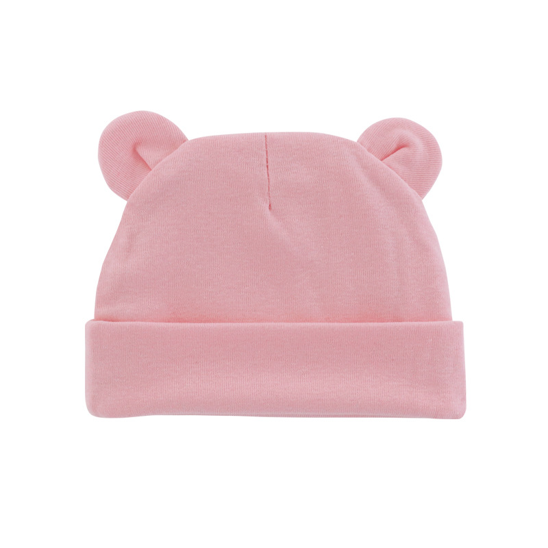 Hoeden Peuter Cap Voor Jongen Pasgeborenen Kinderkleding Kids Hoofddeksels Cap Meisje Leuke Beanie Cartoon Baby Pasgeboren Kleding Baby kleding: Roze