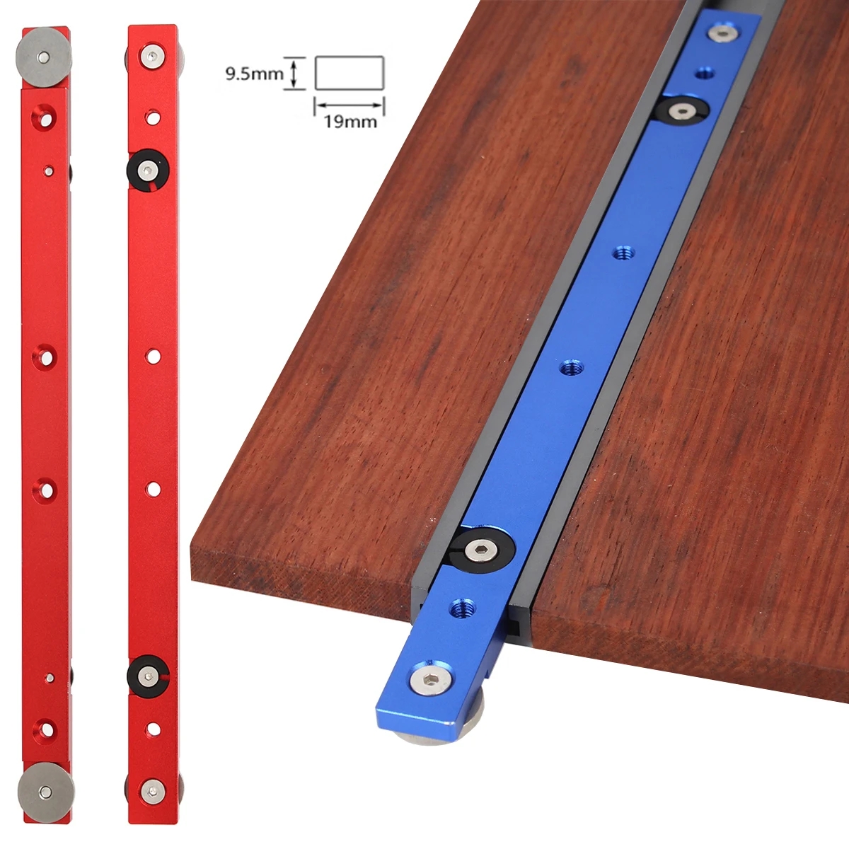 1Pc Houtbewerking Aluminium Mijter Track Bar Slider Chute Rail T-Track T-Slot Tafelzaag Router verstek Gauge Staaf Timmerman Diy