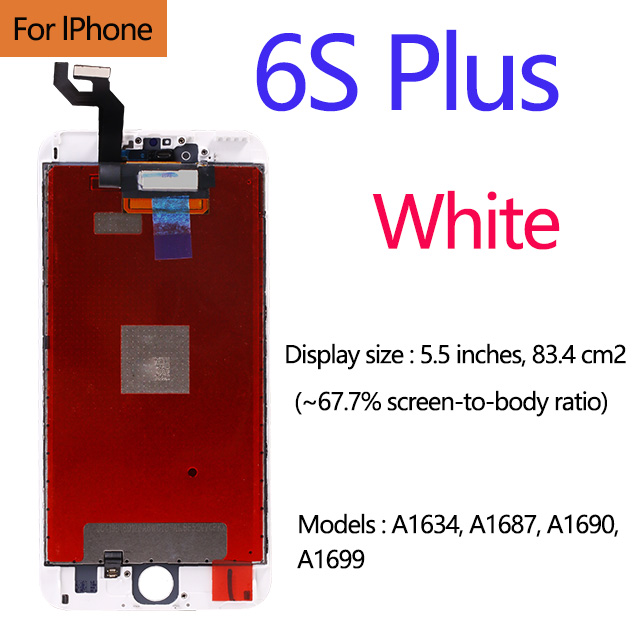 AAA+++ für iPhone 5 5s 5c 6 7 LCD Anzeige Touchscreen für 6s 7 8 Plus SE 100 % nagelneu LCD Digitizer gehärtet +: Lightpink