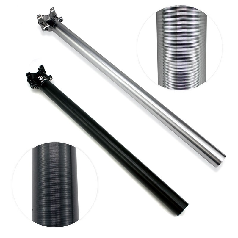 JOOD-tija de sillín para bicicleta, larga, de aluminio, de 31,6mm de diámetro con cuentagotas, 500mm