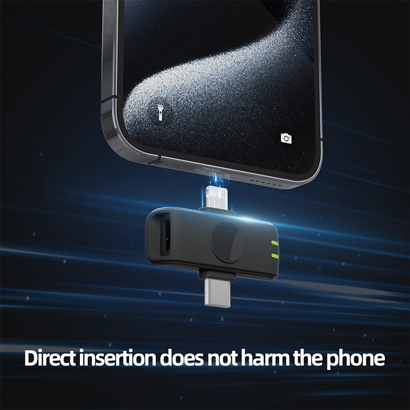 Draadloze Lavalier Microfoon Studio Gaming Dual Jacks Voor Android En Apple Professioanl Revers Mic Live Broadcast Mobiele Telefoon