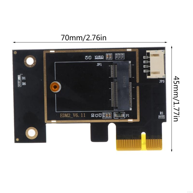 E8BE para M.2 Wi-Fi Adaptador NGFF para PCI para PCI-E 1x NGFF Wireless C