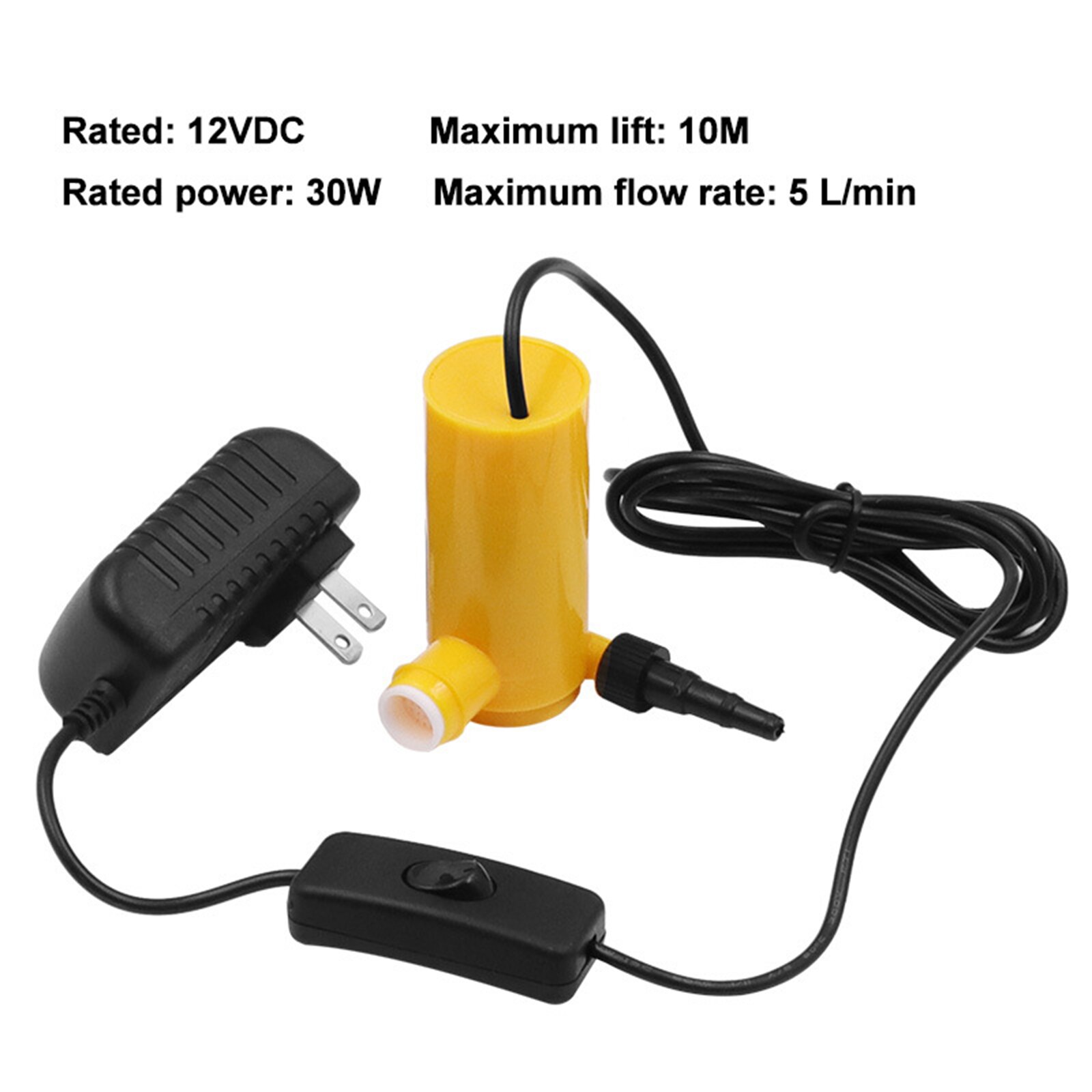 12V Micro Submersible Pump Miniature Water Pump Micro Water Pump 3 In 1 10m Cutting Machine 12V Multipurpose Small Water Pump