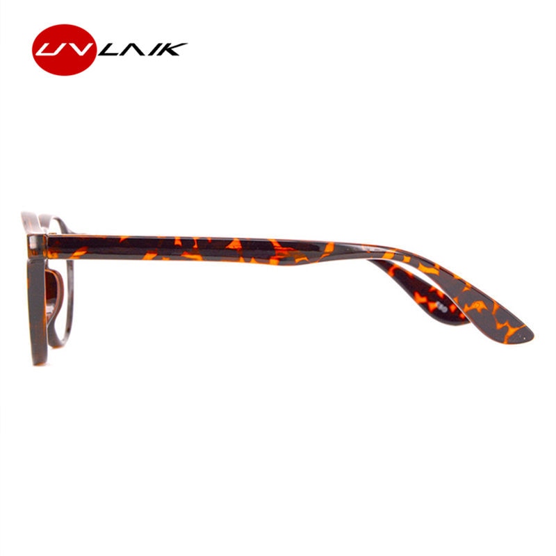 Uvlaik moda redonda óculos de leitura das mulheres dos homens retro vermelho azul preto óculos do vintage ultraleve quadro