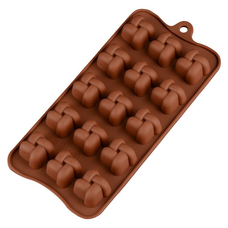 Silikolove utensilios para decoración de tortas con Fondant molde de silicona antiadherente Chocolate moldes pudín gelatina para hornear cocina Sugarcraft: 30 - 20.5x10.4x1.8cm