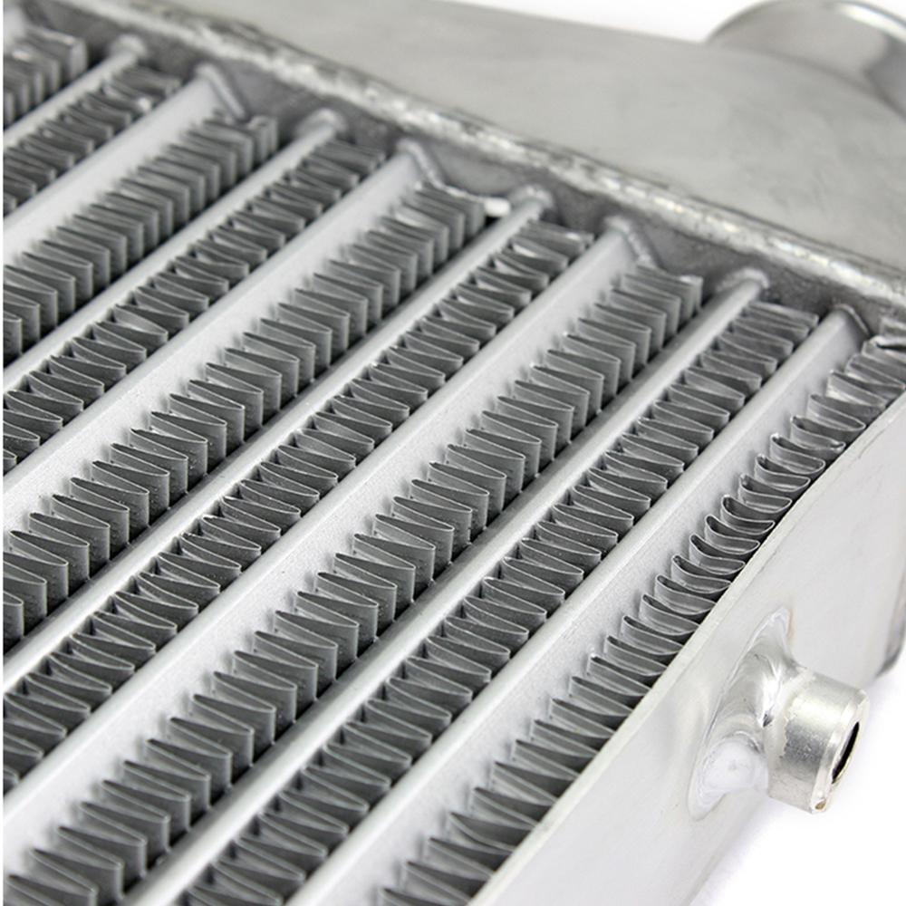 Universal Intercooler Car Radiador Turbo 530x180x65mm Front Mount Tube-fin Cold Air Intake Radiator Outlet
