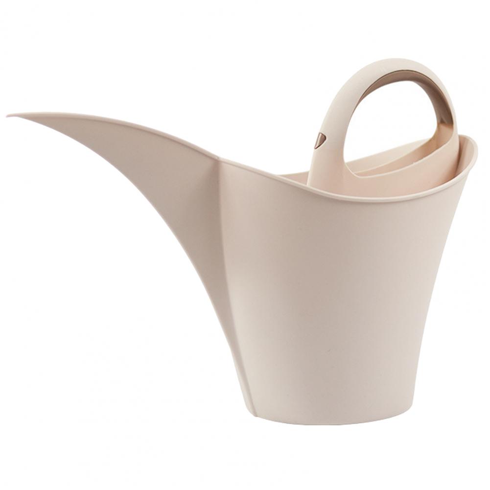 2L Watering Can Long Mouth Wear-resistant Large Capacity Flower Watering Can with Handle Garden Supplies: Nordic Pink