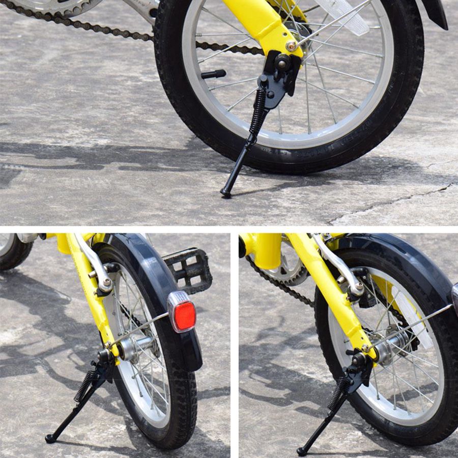 Bicicleta plegable de 12/14/16/18/20 pulgadas para niños, soporte de bicicleta para niños, soporte de estacionamiento, soporte de aleación, piezas de bicicleta