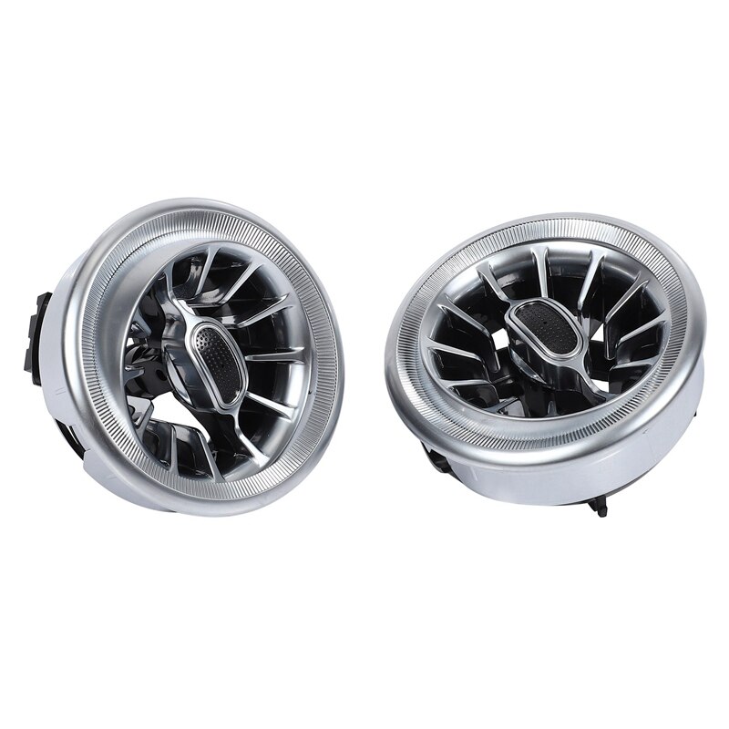 2 sztuk samochodów przednia deska rozdzielcza AC klimatyzacja odpowietrznik wykończenie wylotu dla Mercedes Benz V klasa Vito Viano W447 2015-2019