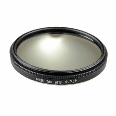 ETone Ultra Slim 55mm CPL Filter Voor Nikon AF-S DX 18-55mm f/3.5-5.6 G VR Lens