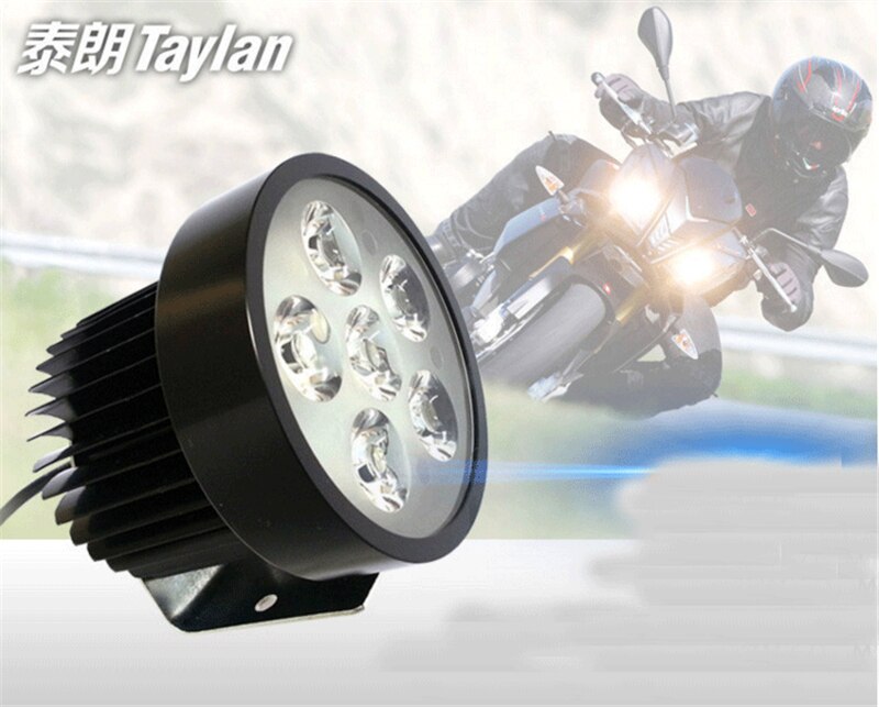 18W elektrische motorfiets vrachtwagen koplampen LED spots rogue lamp 6 kralen high power lamp