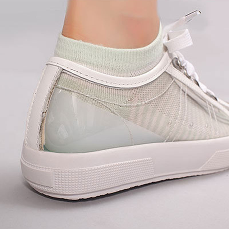 Unisex Invisible Height Increase Socks Heel Pads Silicone Insoles Foot Massage