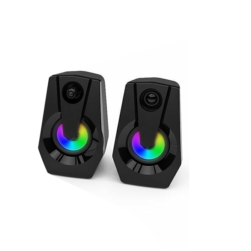 Universal Mini Speaker Subwoofer Computer Small Stereo LED Speaker Music Player Amplifier Loudspeaker Sound Box For Cars