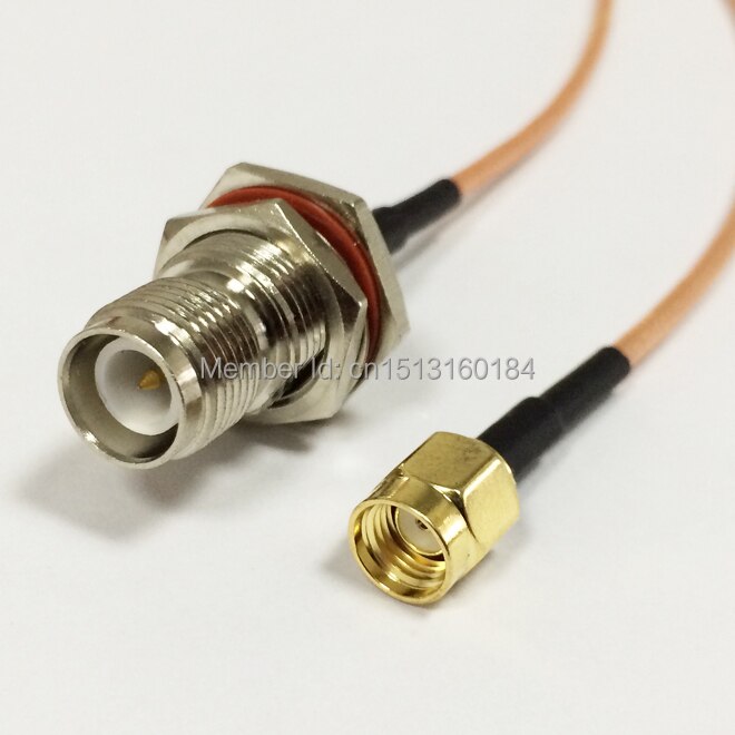 Modem Coaxial Cable RP-SMA Male Plug To RP-TNC Female Jack Connector RG316 Cable 15CM 6" Adapter RF Pigtail