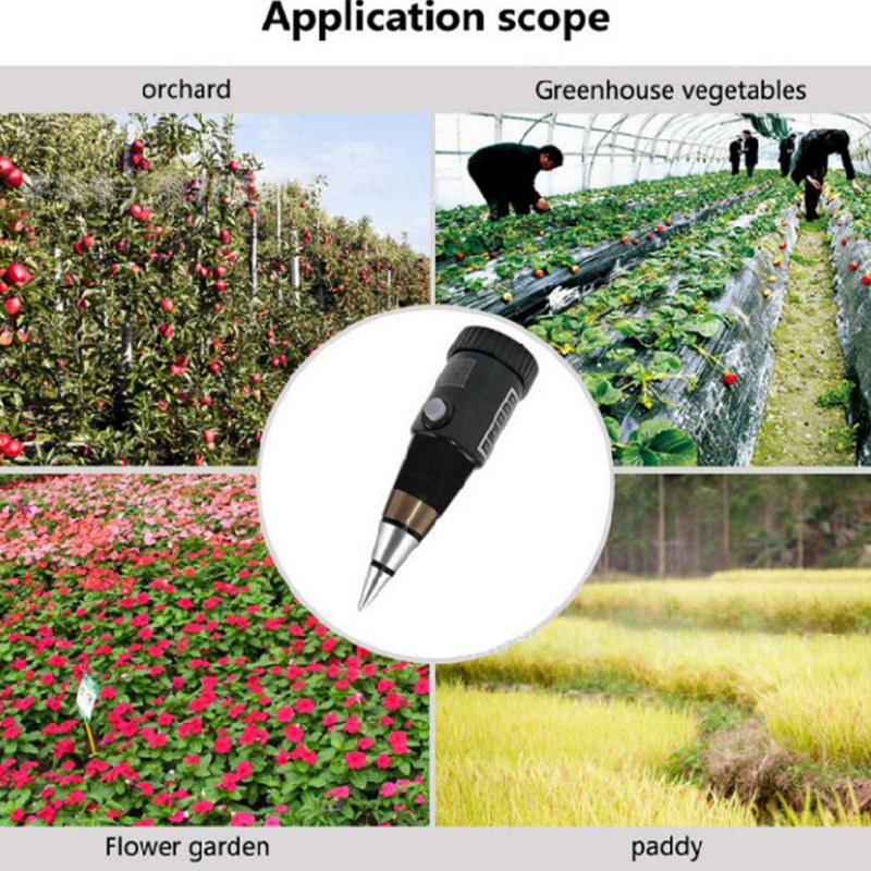 Two-in-One Soil Acidity Meter PH Value PH Tester Moisture Hygrometer Salinity High Sensitivity Soil Testing Equipment