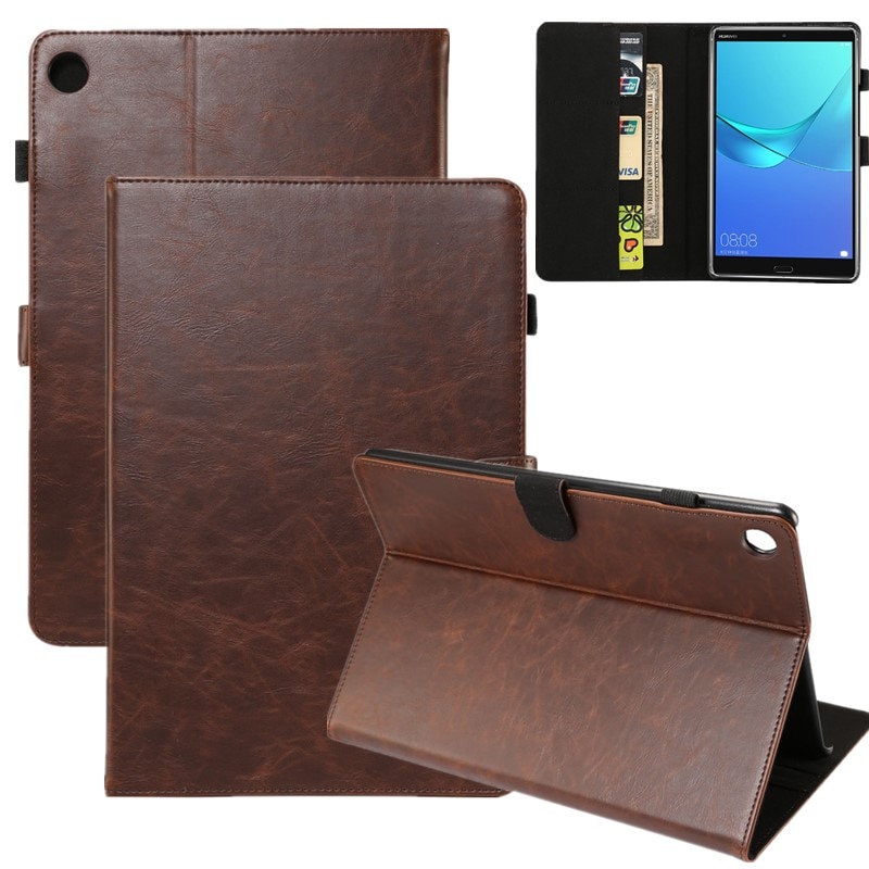 Leer voor huawei mediapad  m5 10 pro 10.8 " flip stand smart case voor huawei mediapad  m5 10.8 cover tablet pc shell