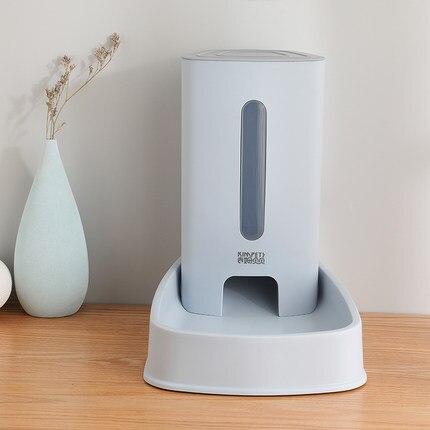 Automatische voerbak voor katten, huisdierproduct, water, waterdispenser, kattenfontein, kattendrinkbak, gato, voerdispenser voor huisdieren, qjj 60 zdws: Blauw voedsel
