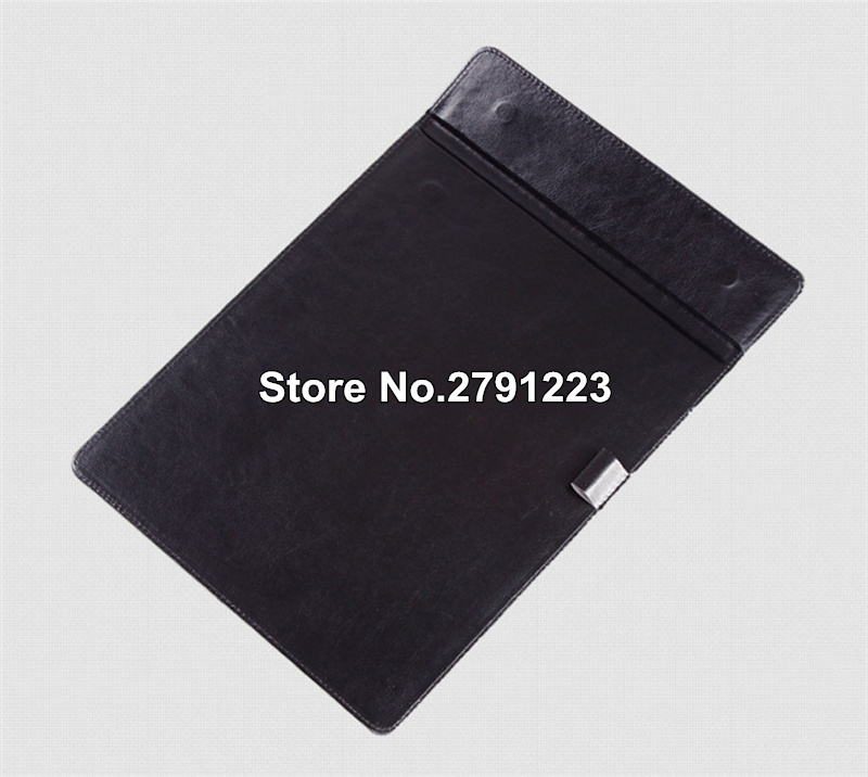 A4 Leather Folder Board Signature Writing Pad Hotel Conference Pad folio Leather Manager filing products