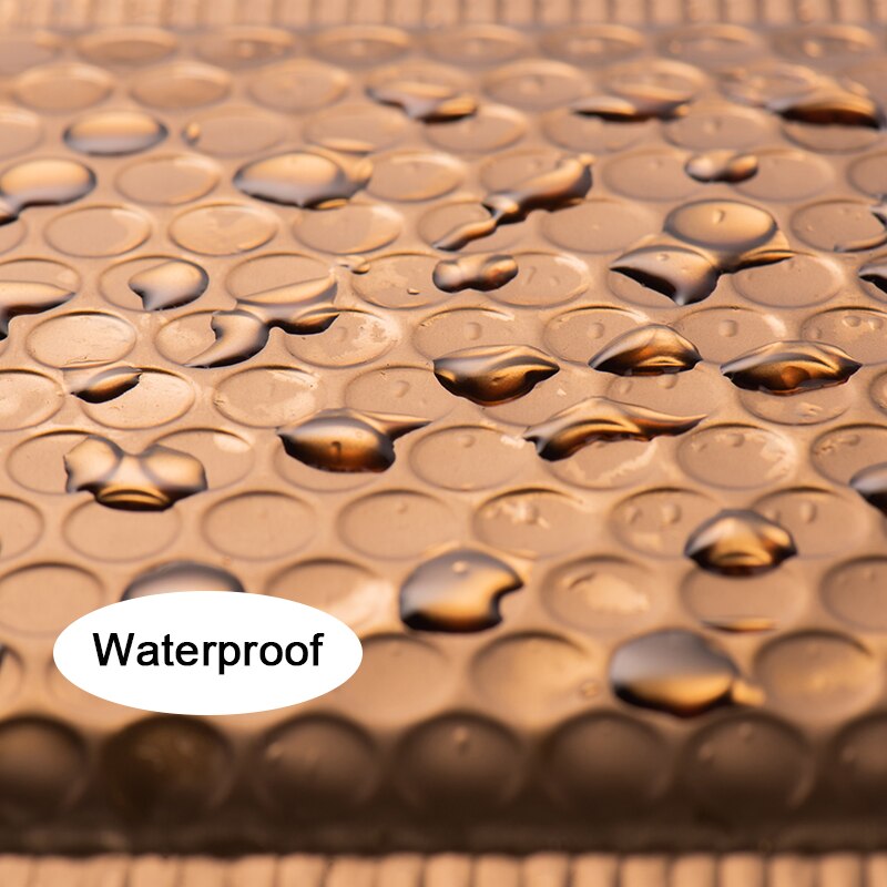 10Pcs Matte Gold Bubble Envelop Schokbestendig Bubble Mailers Gevoerde Mailing Tassen Express Verpakking Zak