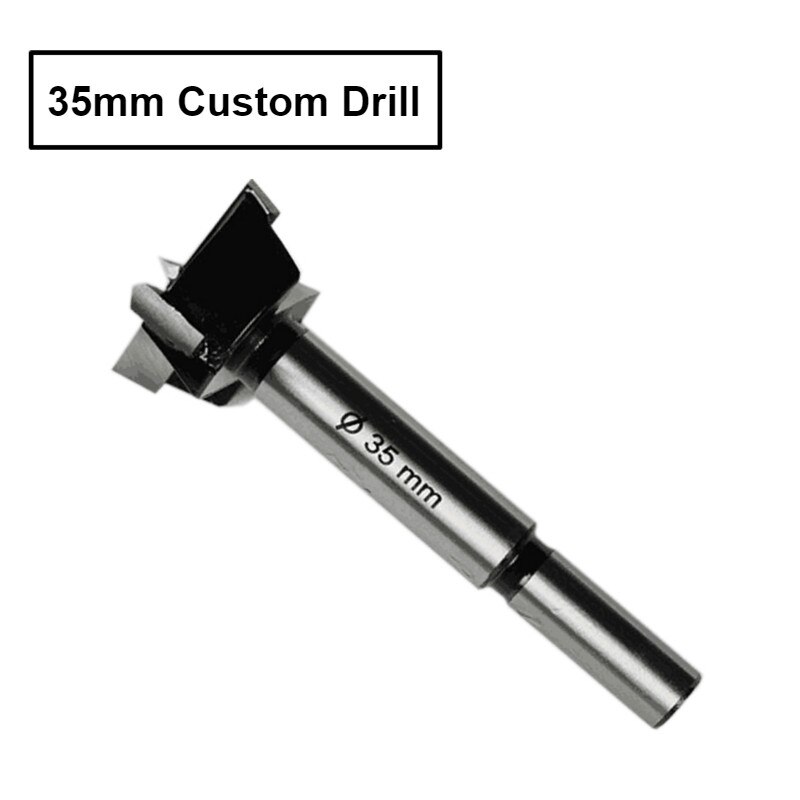 Concealed Hinge Jig and 26mm/35mm Hinge Hinge Boring Bit Woodworking Drilling Guide Locator for Face Frame Cabinet Cupboard Door: Type C