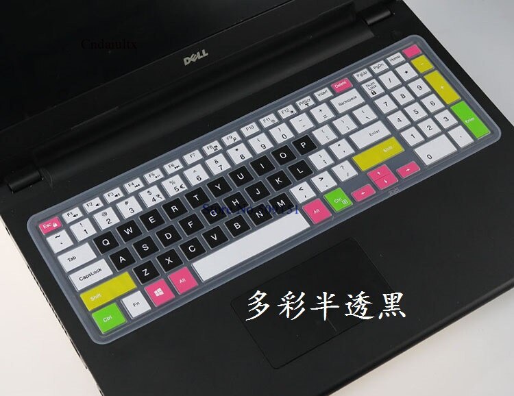 15 17 inch laptop toetsenbord cover skin Voor Dell Inspiron Ins 15 3000 5000 15CR 5547 15MR 3542 5547 15C 7559 3542 5547: Candyblack