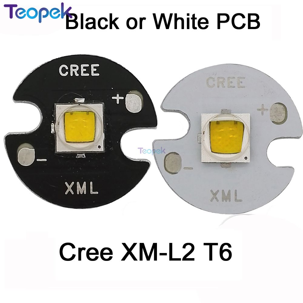 CREE XML2 LED XM-L2 T6 10W WEIß neutral Weiß Warmweiß hoch Energie LED-Emitter mit 16mm 20mm PCB Für Taschenlampe