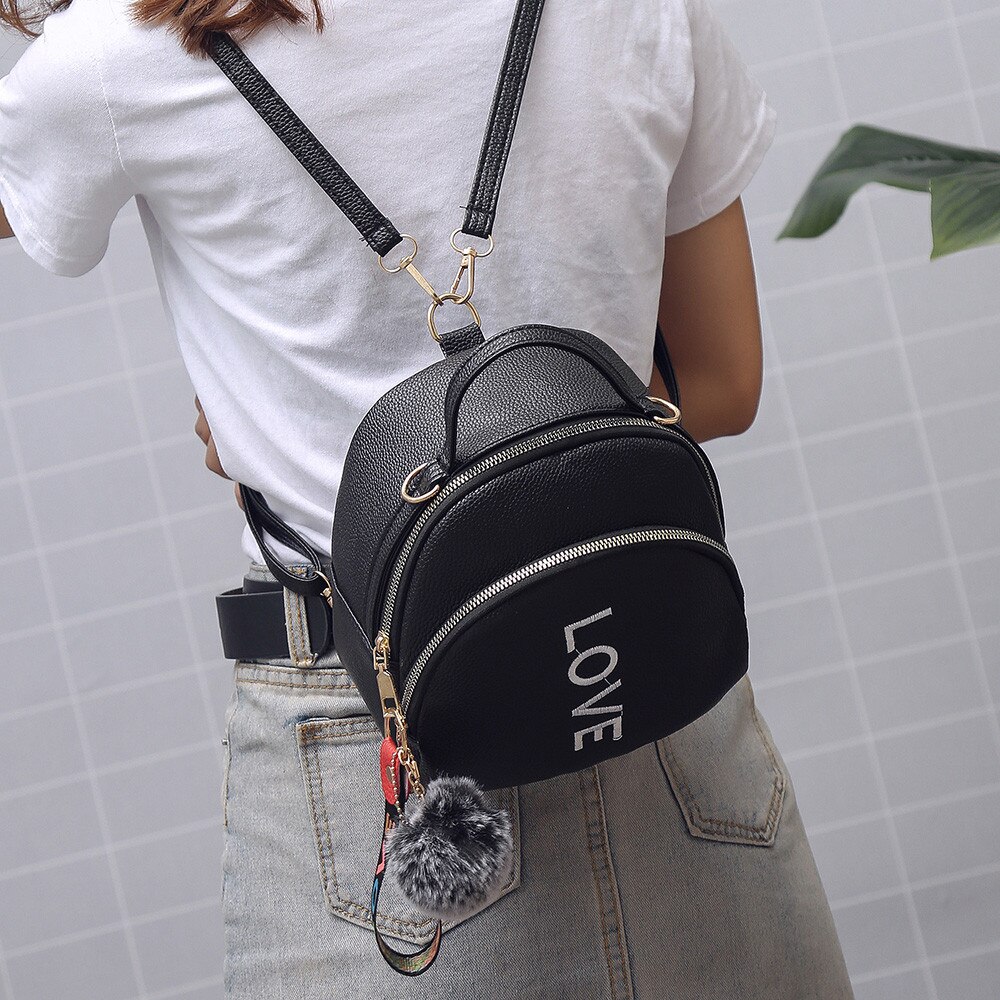 Hairball Leder Schule Taschen für Teenager Mädchen Frauen Rucksack Reise Schulter Tasche Kleine Mini Rucksack Mochila Schüler bagpack