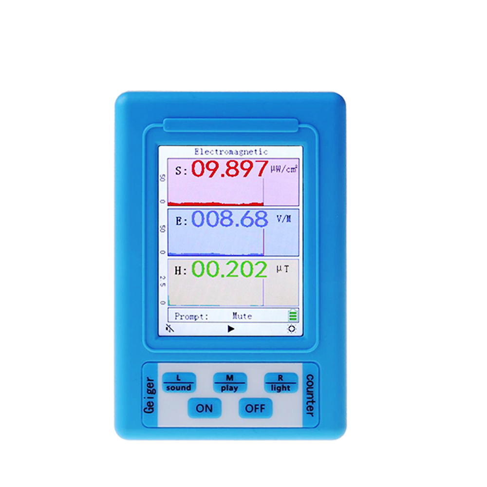 Elektromagnetische Straling BR-9A Tester Detector X-Ray Beta Gamma Detector Teller Radioactiviteit Data Vergrendeling Straling Dosimeter: Default Title