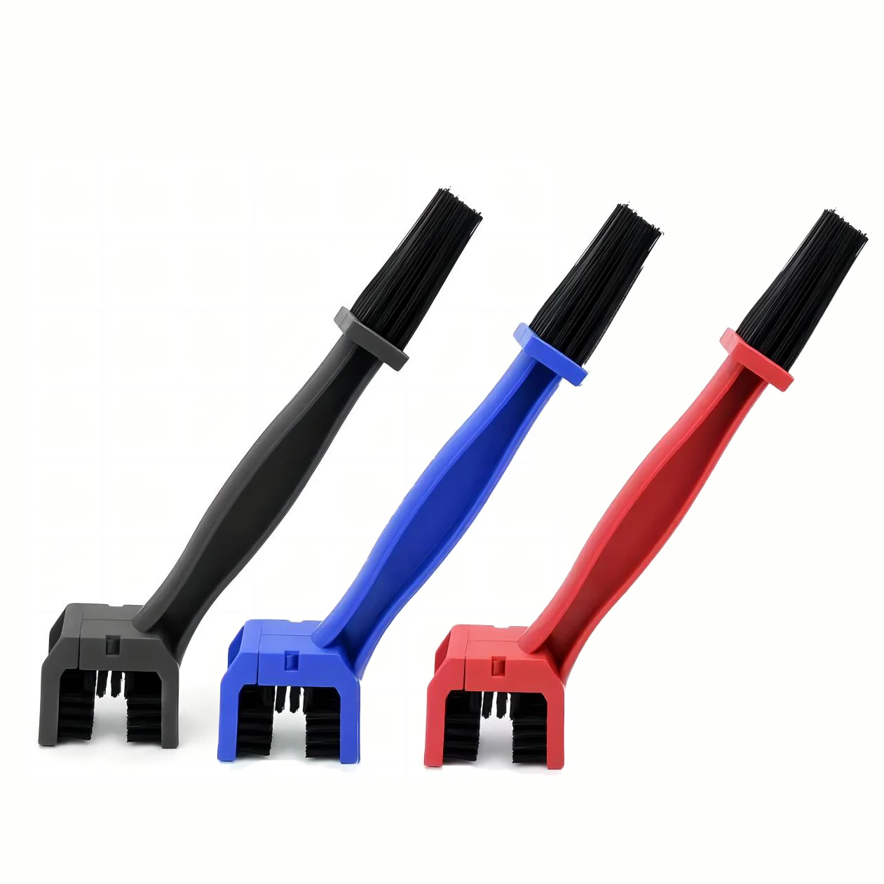 Motorrad Kette Reiniger Pro Radfahren- Reiniger Motorrad Fahrrad Kette Bürste Reinigung Werkzeug Fahrrad Reiniger-Bürste Kette Pro Fahrrad: Grün