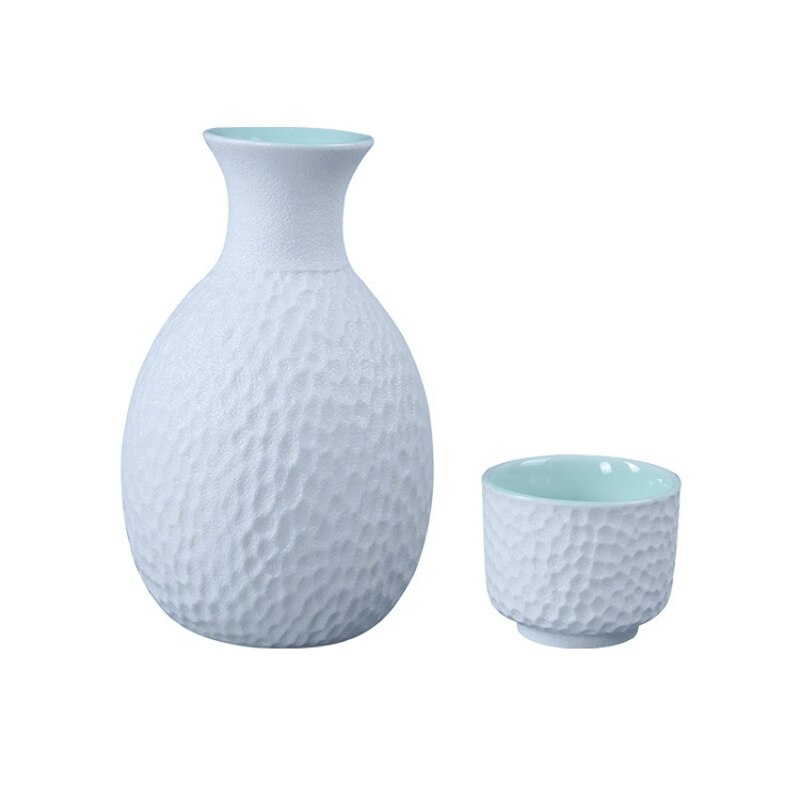 Japanse Stijl Sake Flagon Set Met 4 Wijn Mok Cups Hip Kolven Keramische Ambachten Drank Saka Stoup Wijn Pot Pak fles Voor Alcohol