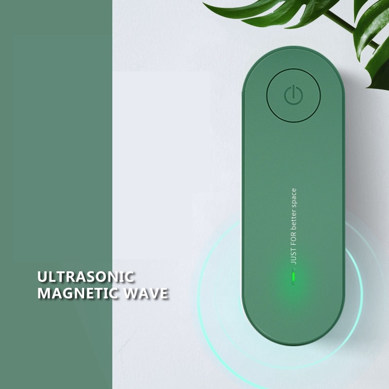 Plug in Air Purifier for Home Cleaner Mini Air Ionizer to Remove Smoke Portable Deodorizer Simple Air Freshener US EU Plug: Green / US