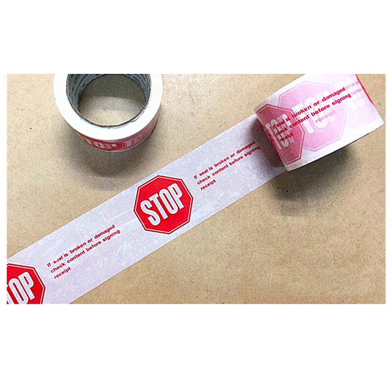 1 Roll 60Meter Warning Tapes Black Twill Caution Mark Work Safety Adhesive Tapes DIY Sticker For Goods Packing Accessories: 4