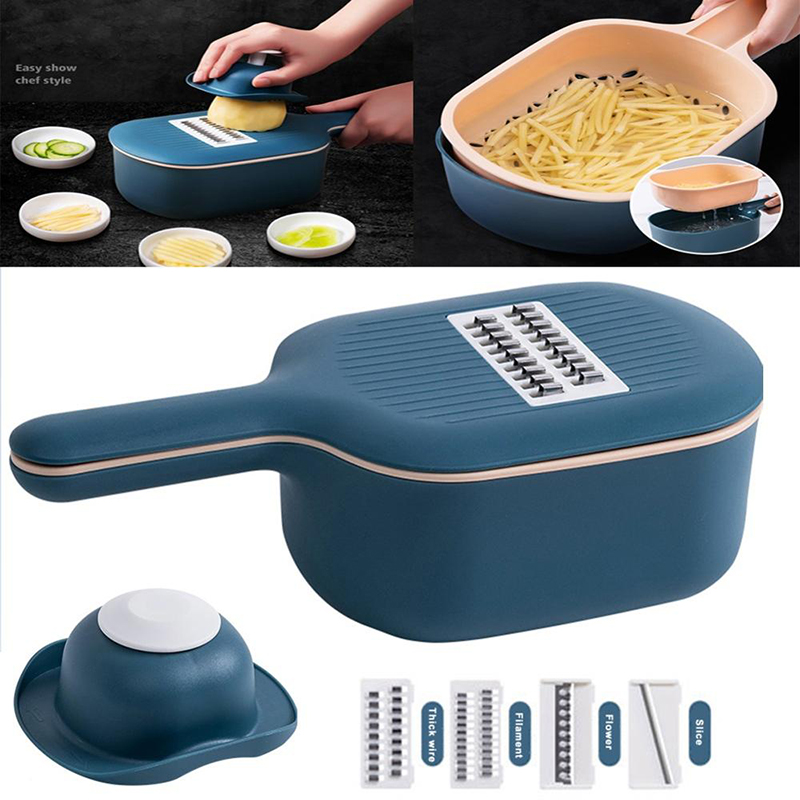Kitchen Vegetable Chopper Cutter Gadgets Cooking Tools Food Fruit Grater Salad Maker Onion Potato Mandoline Slicer Accessories