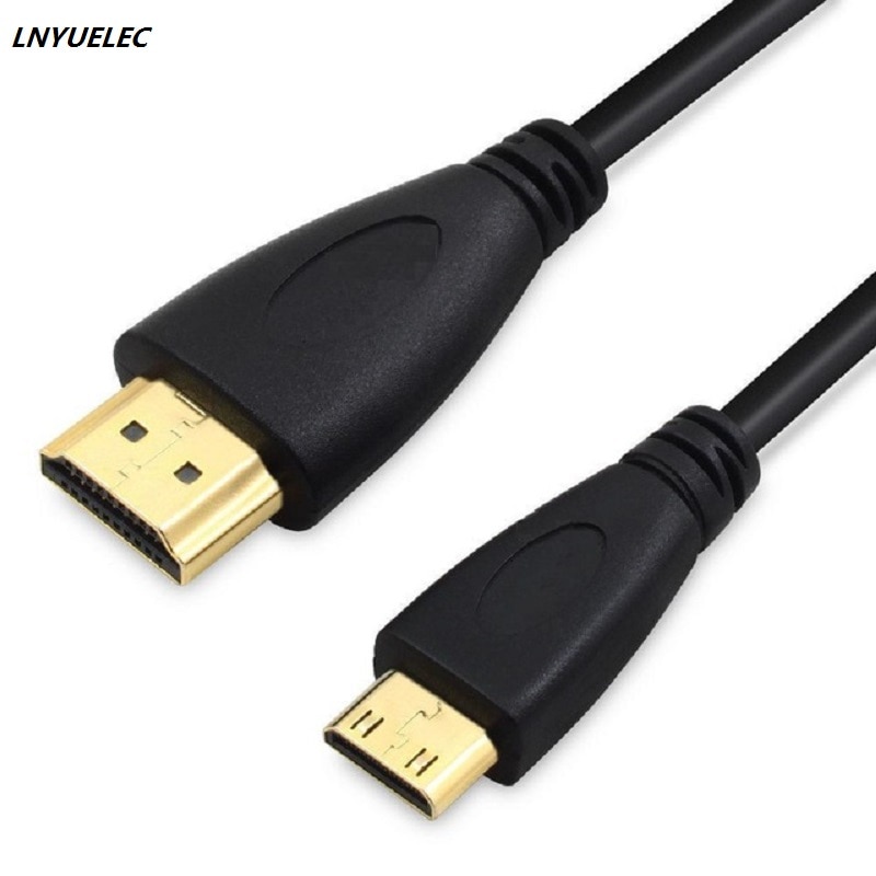 1FT 0.3m 0.5m 1m 1.5m 2m 3m 5m 1.4v/2.0v MINI HDMI TO HDMI Cable Lead C to A Gold plated 3D HDTV