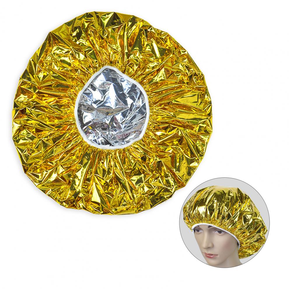 Useful High Elasticity Tin Foil Conditioning Cap Good Insulation Process Quickly Hair Treatments Coloring Processing Cap