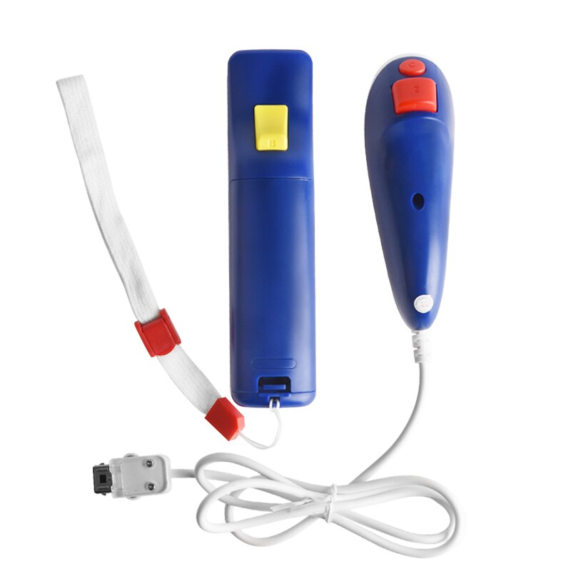 2 In 1 Motion Plus Draadloze Afstandsbediening Nunchuk Voor Nintendo Wii Nunchuck Ingebouwde Motion Plus Gamepad Met motion Sensor