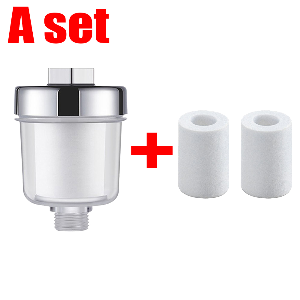 Universele Kraan Filter Pp Katoen Hoge Dichtheid Praktische Waterzuiveraar Filter Kraan Verzachten Hard Water Douche Waterfilter Voor Hom: Blauw