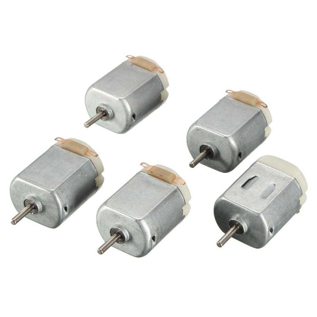 Mini Motor para Arduino, accesorios para coche inteligente, Dc 3v, 5 uds.