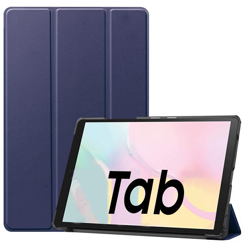 Funda samsung galaxy tab s2 9.7 sm-t813 case PU Leather Tri-fold ebook Case For Tab SM-T810 SM-T815 SM-T819 Tablets Sleeve: Navy Blue