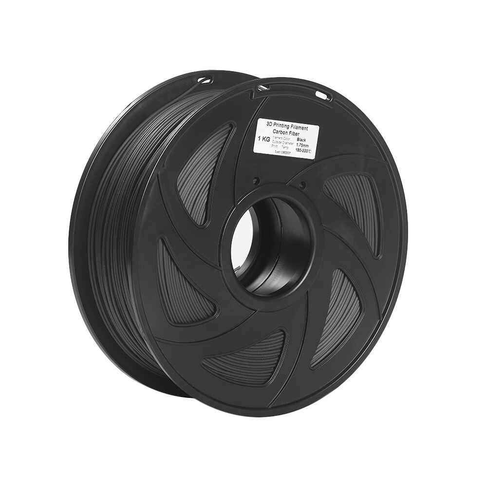3D Printer Filament 1KG Carbon Fiber With Degradable PLA 3D Printing Material Colorful 1.75mm Dimension
