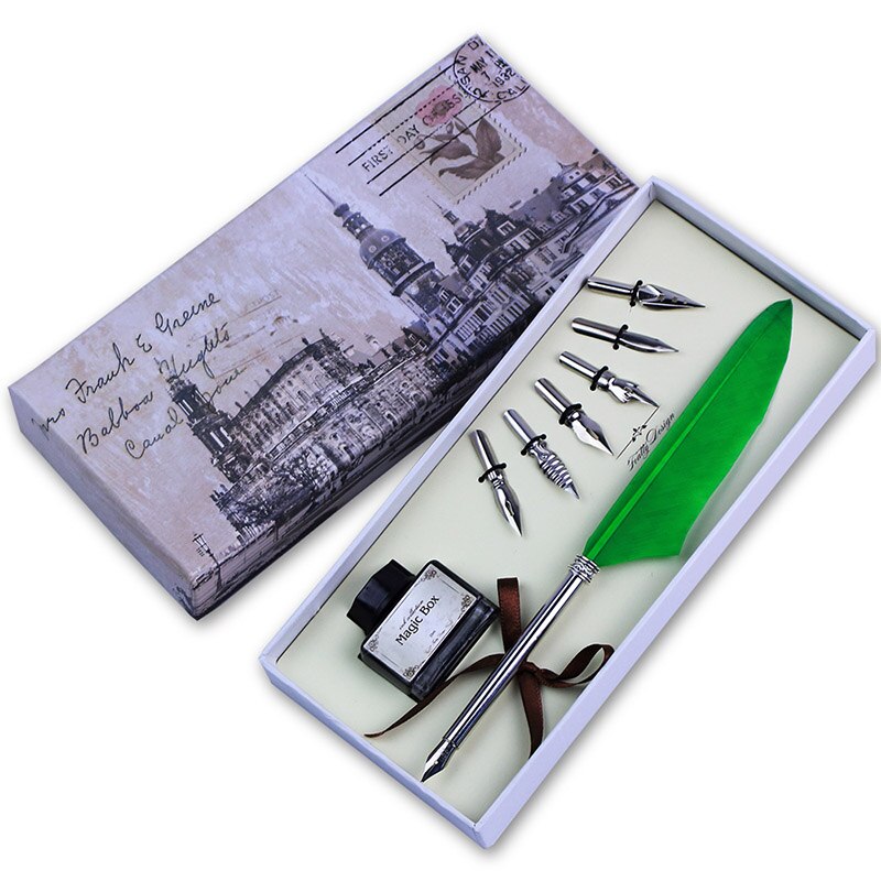 Pluma Dip Pen Set Escritura Caligrafía Vintage Dibujo Pluma | Cuotas